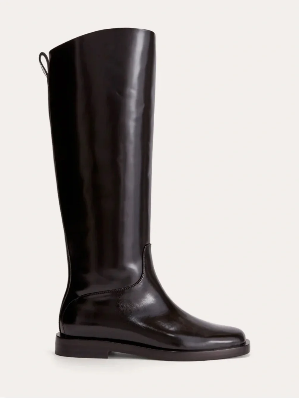 NIB Everlane BlacK Leather Riding Boot